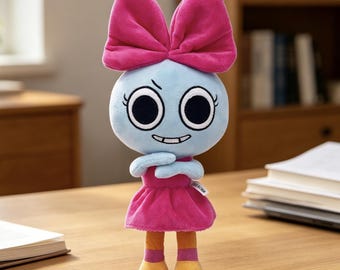 Dandys World Astro Plush Toy, Cute Astro Plushie Soft Stuffed Doll, Collectible Toy,Kawaii Game Character Plush, Kids Gift, Anime Plush