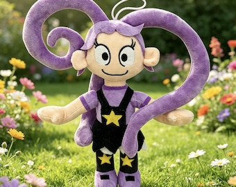 Poppy Playtime Plush Toy, Cute Purple Character Plushie, Soft Stuffed Doll, Horror Game Plush, Gamer Gift, Collectible Toy