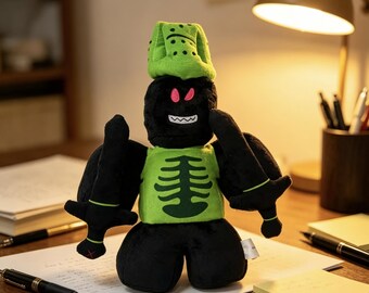Forsaken 1x1x1x1 Plush Toy, Roblox Horror Game Plushie, Handmade Character Doll, Gamer Gift, Collectible Plush