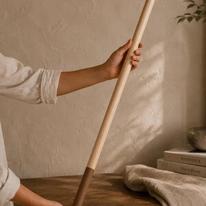 The Grounding Staff — Earth | Contemporary Ritual Object in Victorian Ash