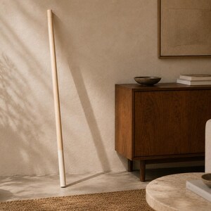 The Grounding Staff — Sand | Contemporary Ritual Object in Victorian Ash
