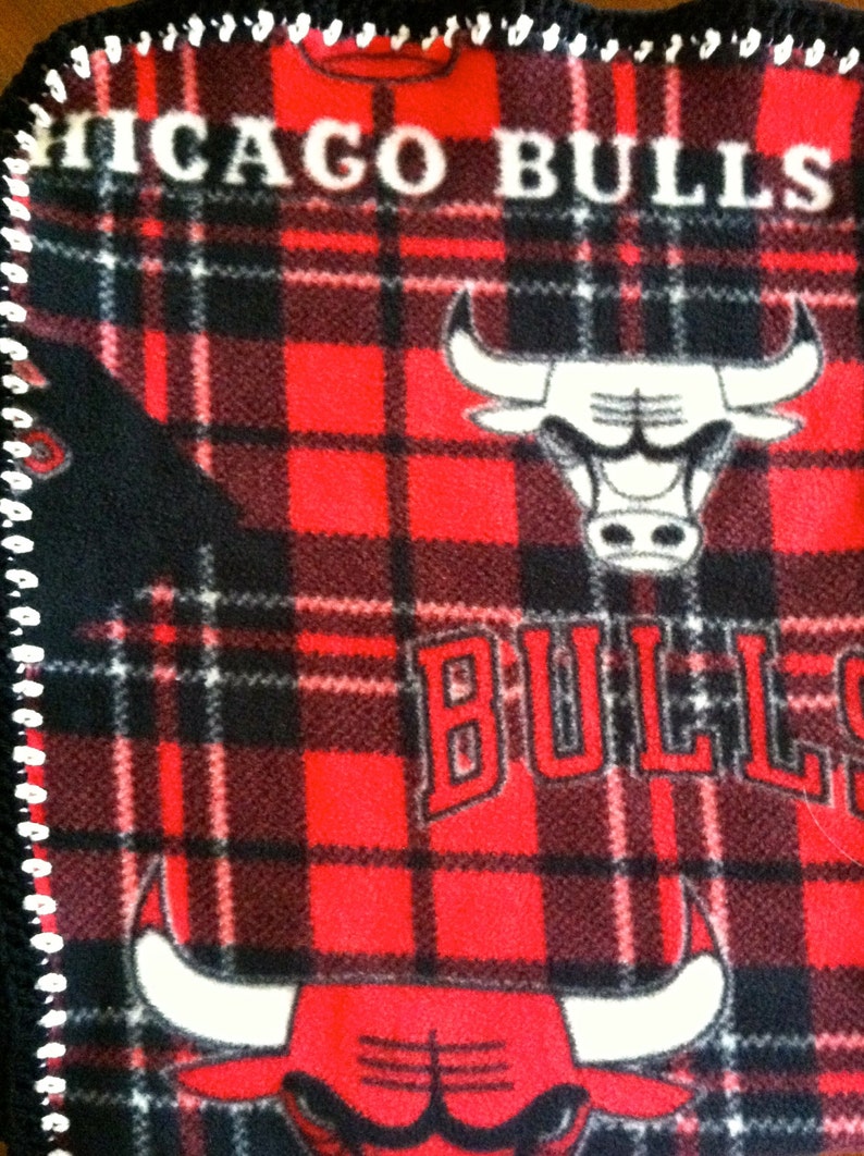 Chicago Bulls Blanket Fleece Blanket Fleece Baby Blanket Etsy