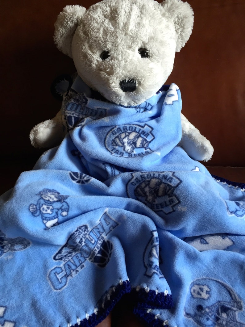 Sports Blanket North Carolina Tar Heels Baby Blanket North Carolina Tar Heels Blanket Tar Heels baby blanket Fleece Baby Blanket