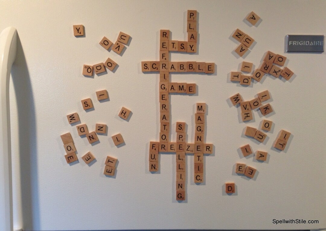Refrigerator Scrabble Perfect Gift Idea for Your Etsy