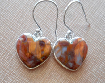 Petersite Silver  Earrings
