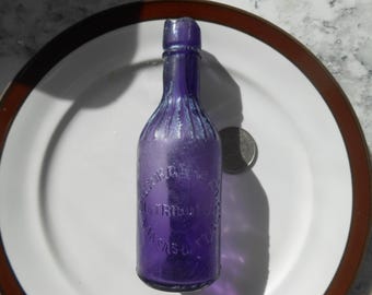 Miniature J.RIEGER CO Whisky Bottle