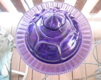 Dark Purple Butter Dish