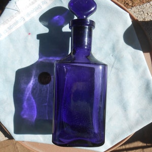 Dark Purple Antique Perfume Bottle
