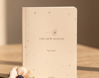 Diario personalizzato con guida per lei, quaderno per il ritorno a scuola, diario con copertina morbida e nome personalizzato, 100 o 200 pagine, regalo per la nuova stagione / Aurel