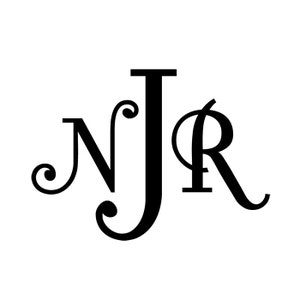 SELF INKING benutzerdefinierte Monogramm Stempel, personalisierte Hochzeit Stempel, M04