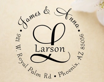 custom Return address stamp,personalized SELF INKING monogram address stamp,wedding address stamp,R46 on sale