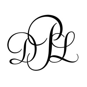 Timbre personnalisé de Monogram, timbre personnalisé d'INKING de SELF, timbre de mariage, M02