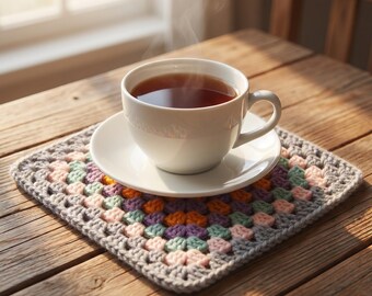 Patroon oma vierkant gehaakt deken | Stash Buster Afghan voor beginners (pdf-download)