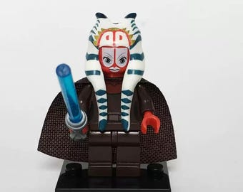 Custom Star Wars Female Jedi Warrior Shaak Ti Minifigure
