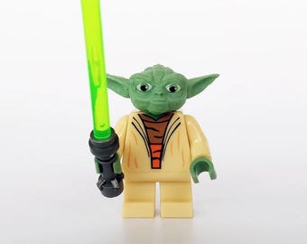 Custom Star Wars Master Jedi Yoda Minifigure