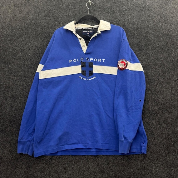 Vintage Polo Sport Ralph Lauren Arctic Challenge Rugb… - Gem