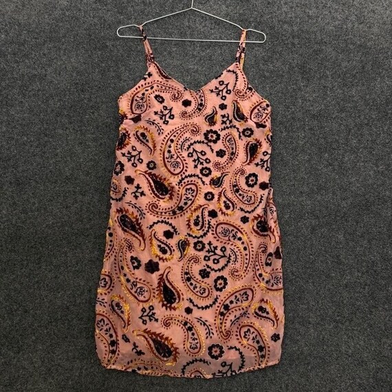 Japna Pink Paisley Velvet Burnout Slip Dress Womens Small Mini Dress - Etsy New Zealand Japna Pink Paisley Velvet Burnout Slip Dress Womens Small Mini Dress - Etsy New Zealand