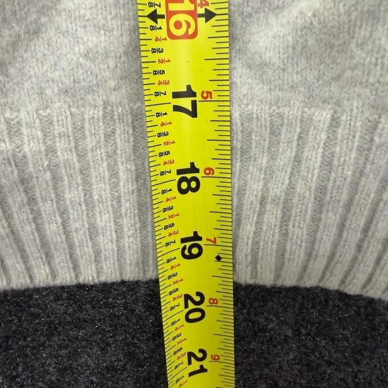 Pull Filson Made In Scotland XS Femme Gris clair Pull en tricot de laine image 5