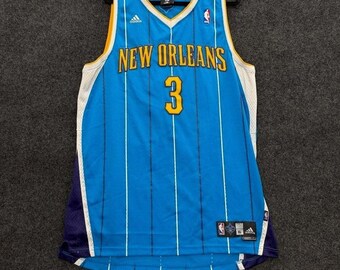 Vintage Adidas Chris Paul New Orleans Hornets Swingman Jersey Heren XL Blauw