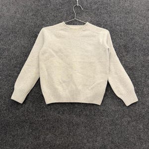 Pull Filson Made In Scotland XS Femme Gris clair Pull en tricot de laine image 1