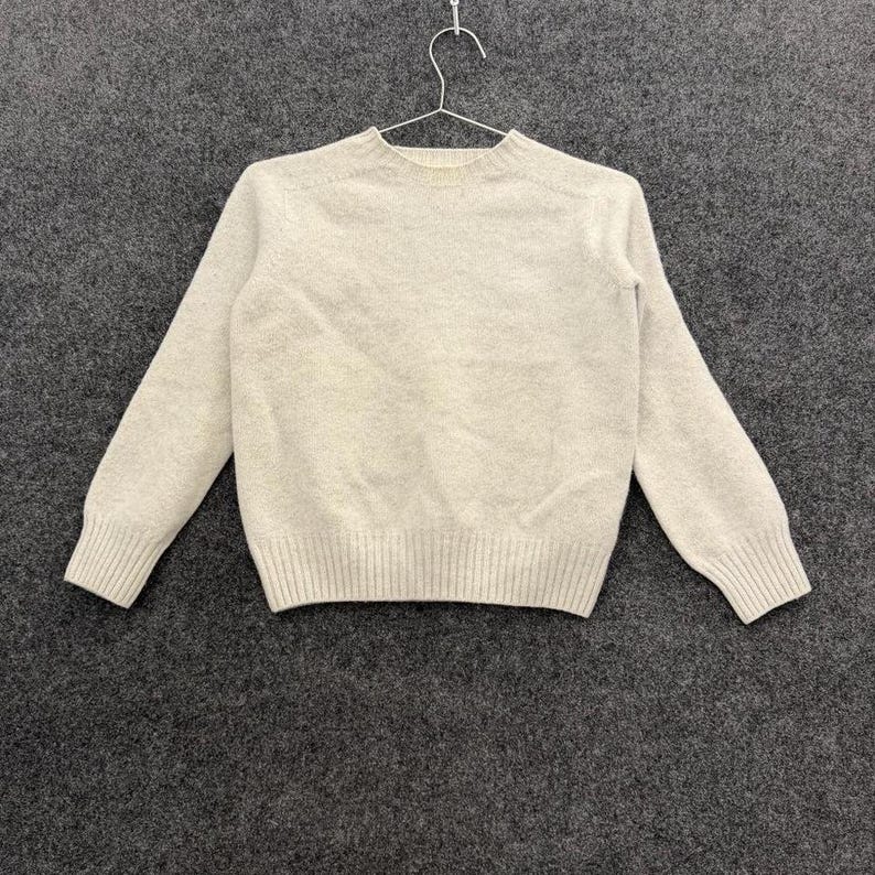 Pull Filson Made In Scotland XS Femme Gris clair Pull en tricot de laine image 1