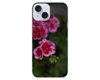 Moody Pink Floral Flexi Case - iPhone Cover