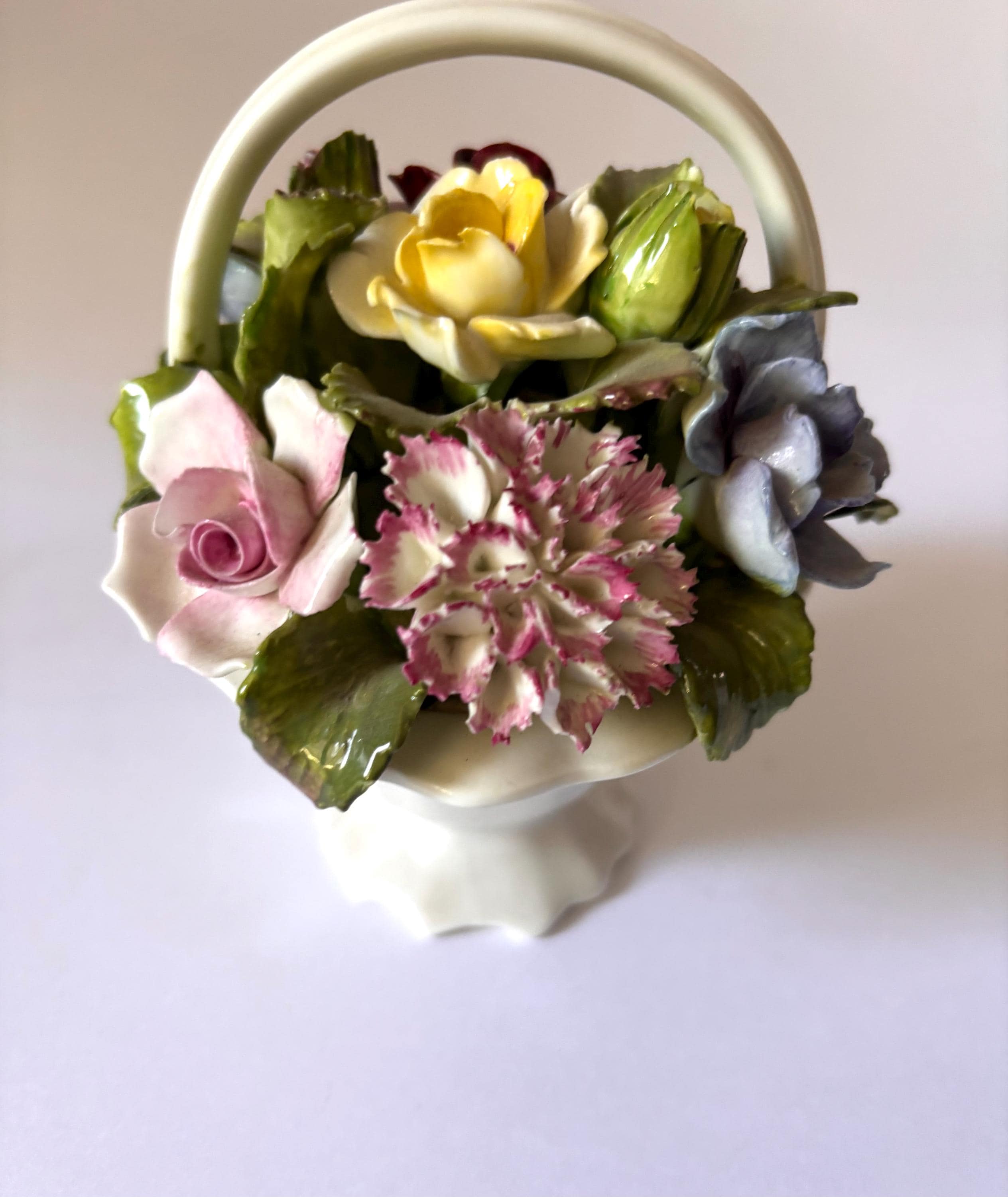 Vintage Porcelain Flowers England - Etsy