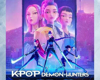 Película Blu-ray K-Pop: Cazadores de demonios - 1 disco / Película de animación musical de acción y fantasía