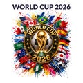 World Cup 2026 SVG Bundle, Soccer Trophy Badge Clipart, Football Logo PNG SVG, International Flags Design, Sublimation Files