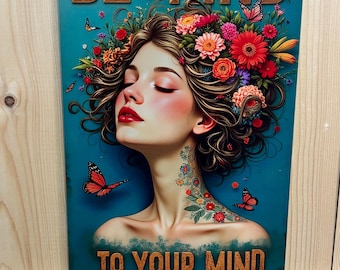 Be Kind Metallwandkunst