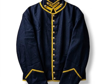 Union Civil War Cavalry Shell Jacket – Federal Navy Blue Mounted Trooper Jacket