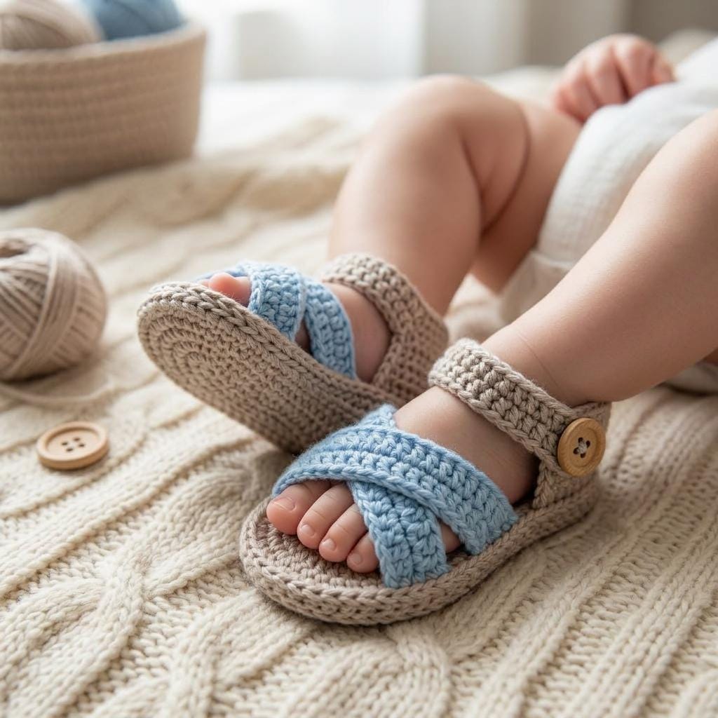 40 Baby Sandal Crochet Patterns for Sweet Summer Shoes, Gifts, and Keepsake Photos 20 Crochet Baby Boy Sandals
