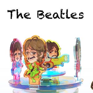 Beatles Cartoon Figures - Etsy
