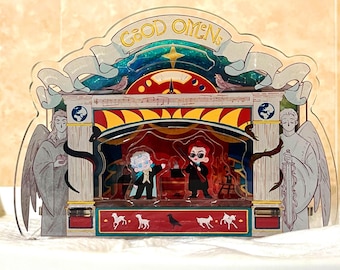 Good Omens Acrylic Theatre Standee Aziraphale & Crowley