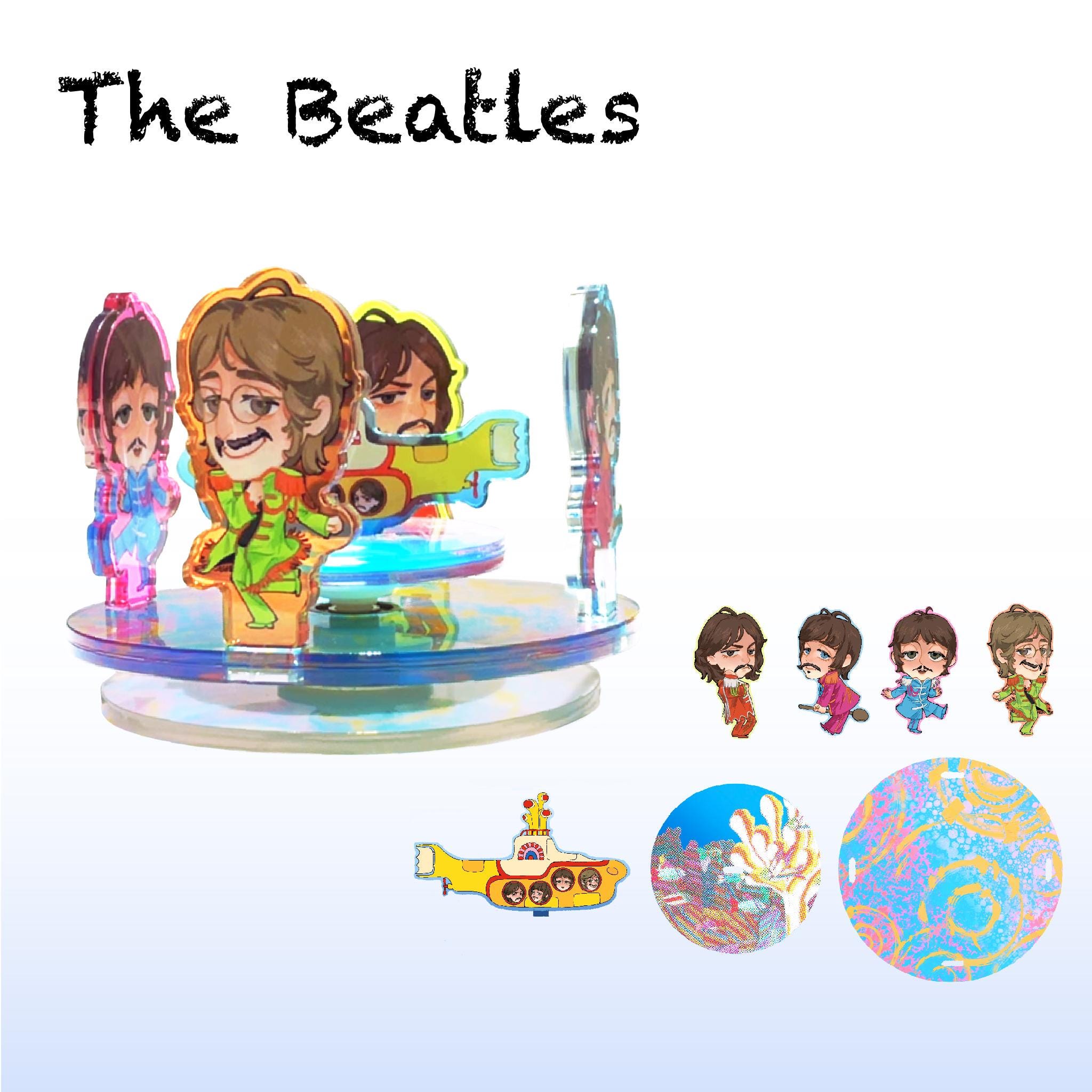 Beatles Cartoon Figures - Etsy