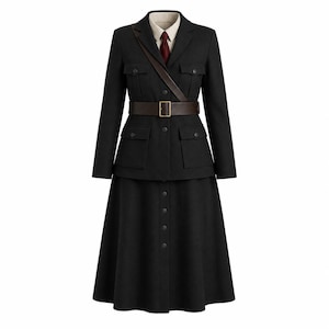 Uniforme de coronel para mujer, traje militar, chaqueta de oficial ceremonial, uniforme de desfile, atuendo de cosplay.