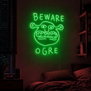 Ogre Beware Sign - Etsy