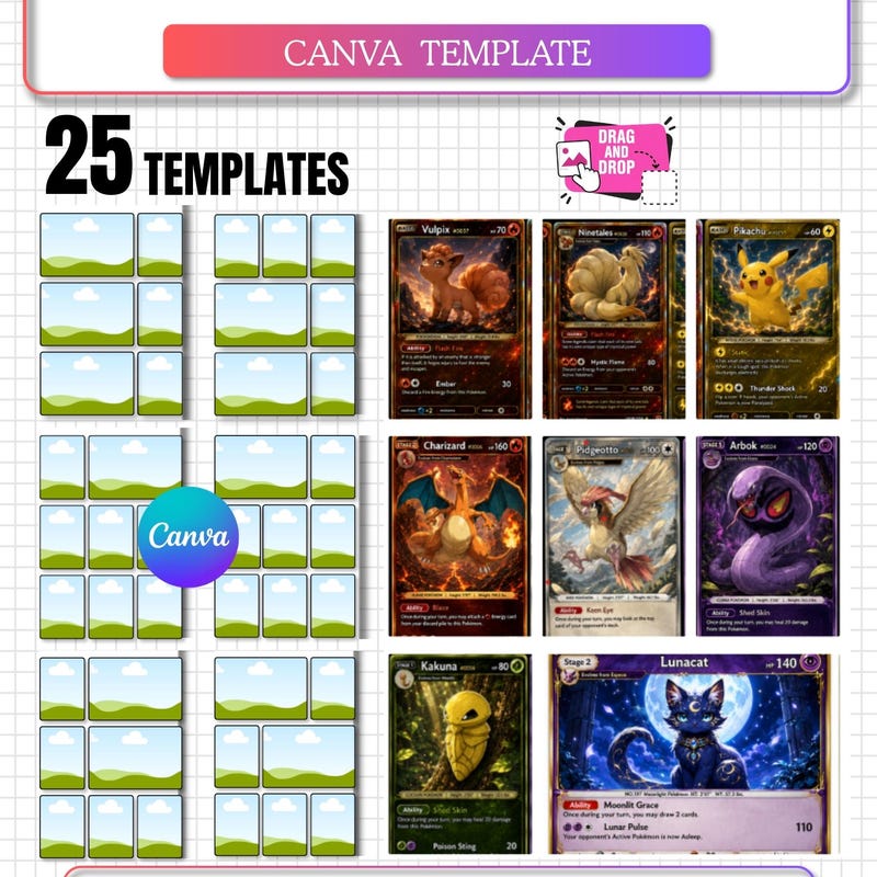 Topleoader Toploader Template Pdf - Etsy
