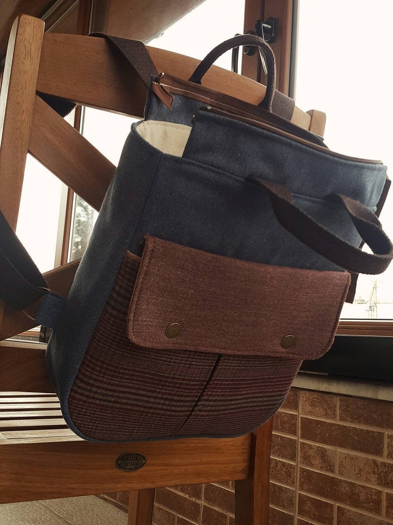 shoulder bag Plaid pocket/'s hand bag back pack