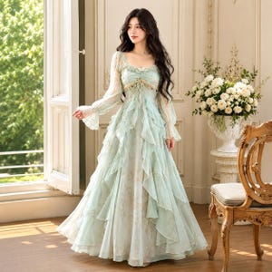 women green tulle dress - Etsy RS-week4022