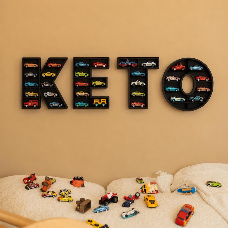 Hot Wheels Car Letters - Etsy