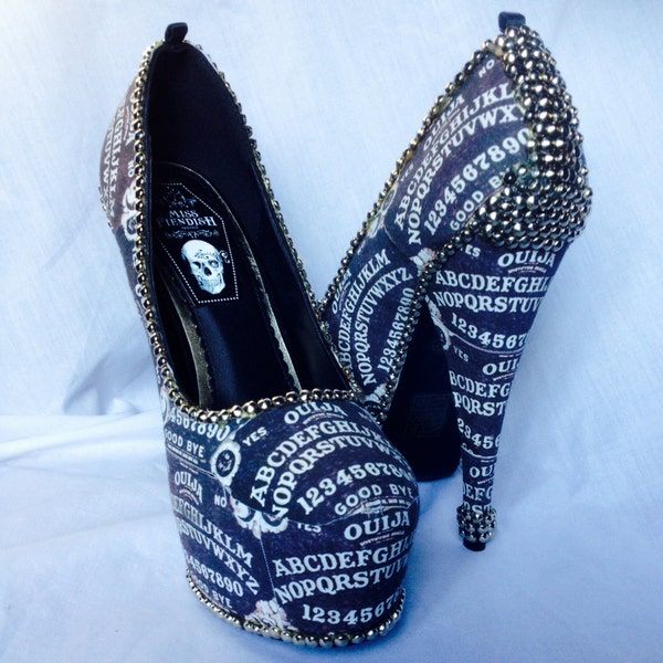 Ouija Board Platform Heels  Miss Fiendish UK 7 /US 9.5 / EU 41