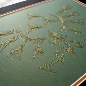 Legend of Zelda - Wingcrest inspired DIY Card Embroidery Kit, String Art, School Supplies