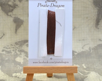 Brown Thread 50m (TM125) - Metallic Embroidery Thread, School Supplies, Cross Stitch, DIY Embroidery