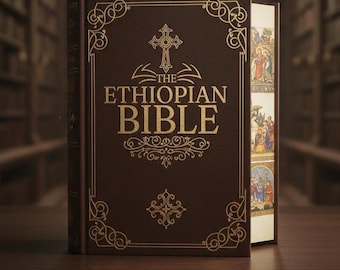 Biblia etíope completa: 88 libros, Enoc, Jubileos, tapa dura ilustrada.