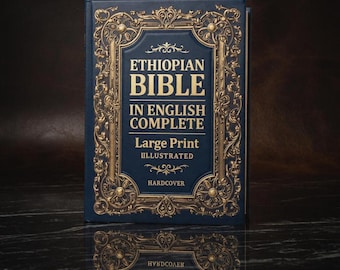 Biblia etíope completa en inglés - Tapa dura ilustrada con letra grande