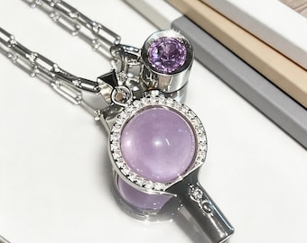 ARIRANG ARMY Bomb Mini Necklace, Miniature Lightstick Pendant, Kpop Fan Jewelry, Concert Accessory