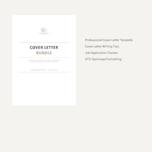 ATS-Friendly Cover Letter Templates Bundle (Instant Download)