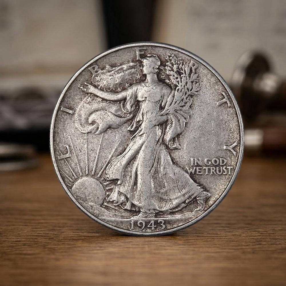 1943 s half dollar - Etsy 日本