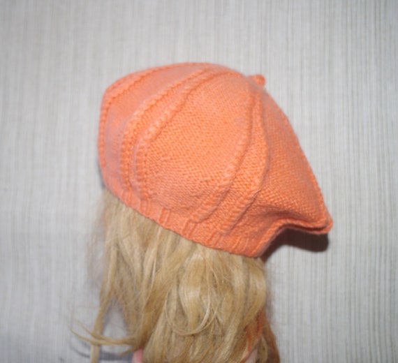 orange beret hat